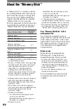 Preview for 108 page of Sony DCR-PC1000 Operating Manual