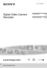 Sony DCR-PJ5 Operating Manual preview