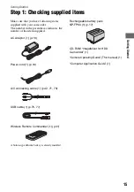 Preview for 15 page of Sony DCR SR100 - Handycam Camcorder - 3.3 MP Operating Manual