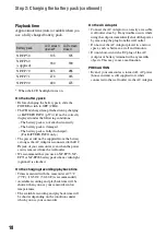 Preview for 18 page of Sony DCR SR100 - Handycam Camcorder - 3.3 MP Operating Manual