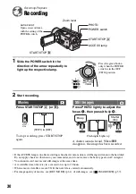 Preview for 30 page of Sony DCR SR100 - Handycam Camcorder - 3.3 MP Operating Manual