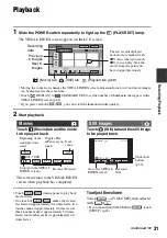 Preview for 31 page of Sony DCR SR100 - Handycam Camcorder - 3.3 MP Operating Manual