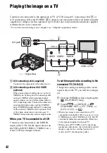 Preview for 42 page of Sony DCR SR100 - Handycam Camcorder - 3.3 MP Operating Manual