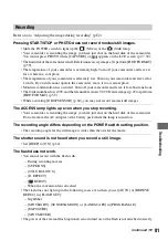 Preview for 81 page of Sony DCR SR100 - Handycam Camcorder - 3.3 MP Operating Manual