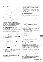 Preview for 97 page of Sony DCR SR100 - Handycam Camcorder - 3.3 MP Operating Manual