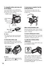 Preview for 14 page of Sony DCR-SR300 Instruction & Operation Manual