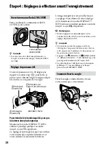 Preview for 20 page of Sony DCR-SR65 - 40gb Hdd Handycam Camcorder (French) Guide Pratique