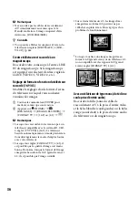 Preview for 36 page of Sony DCR-SR65 - 40gb Hdd Handycam Camcorder (French) Guide Pratique