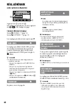 Preview for 68 page of Sony DCR-SR65 - 40gb Hdd Handycam Camcorder (French) Guide Pratique