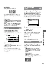 Preview for 73 page of Sony DCR-SR65 - 40gb Hdd Handycam Camcorder (French) Guide Pratique