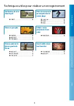 Preview for 6 page of Sony DCR-SX40/L - Palm-sized Camcorder W/ 60x Optical Zoom (French) Guide Pratique