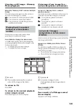 Preview for 173 page of Sony DCR-TRV12E Operating Instructions Manual