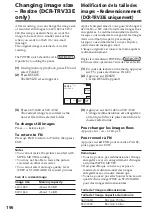 Preview for 188 page of Sony DCR-TRV12E Operating Instructions Manual