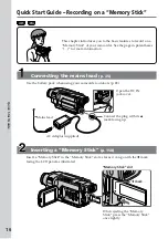 Preview for 16 page of Sony DCR-TRV145E DCR-TRV147E DCR-TRV245E Operating Instructions Manual