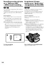 Preview for 182 page of Sony DCR-TRV145E DCR-TRV147E DCR-TRV245E Operating Instructions Manual