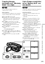 Preview for 213 page of Sony DCR-TRV145E DCR-TRV147E DCR-TRV245E Operating Instructions Manual