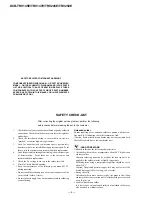 Preview for 4 page of Sony DCR-TRV145E DCR-TRV147E DCR-TRV245E Service Manual