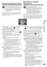 Preview for 121 page of Sony DCR-TRV30E Operating Instructions Manual