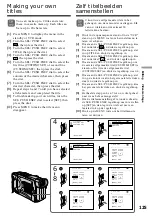 Preview for 125 page of Sony DCR-TRV30E Operating Instructions Manual