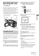 Preview for 33 page of Sony DCR-TRV460 - Digital Handycam Camcorder Operation Manual