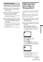 Preview for 89 page of Sony DCR-TRV460 - Digital Handycam Camcorder Operation Manual