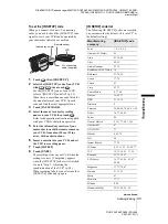 Preview for 93 page of Sony DCR-TRV460 - Digital Handycam Camcorder Operation Manual