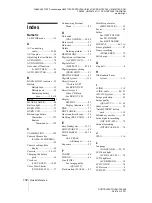 Preview for 132 page of Sony DCR-TRV460 - Digital Handycam Camcorder Operation Manual