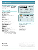 Preview for 2 page of Sony DCR VX2100 - Handycam Camcorder - 380 KP Specifications