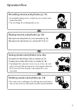 Preview for 7 page of Sony DCRSR47ER - Handycam - Camcorder User Manual