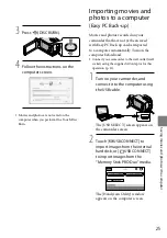 Preview for 25 page of Sony DCRSR47ER - Handycam - Camcorder User Manual