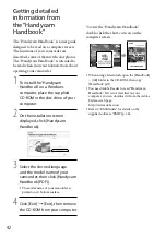 Preview for 42 page of Sony DCRSR47ER - Handycam - Camcorder User Manual