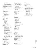 Preview for 221 page of Sony DFS-900M Operating Instructions Manual