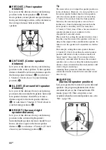 Preview for 44 page of Sony DG510 - STR AV Receiver Operating Instructions Manual