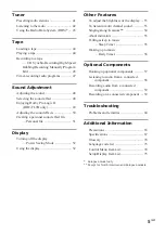 Preview for 5 page of Sony DHC-FL7D - Display Side Hi Fi Component System Operating Instructions Manual