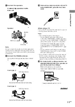 Preview for 11 page of Sony DHC-FL7D - Display Side Hi Fi Component System Operating Instructions Manual