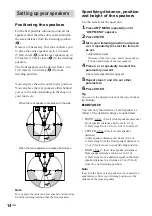 Preview for 14 page of Sony DHC-FL7D - Display Side Hi Fi Component System Operating Instructions Manual