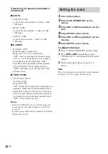 Preview for 16 page of Sony DHC-FL7D - Display Side Hi Fi Component System Operating Instructions Manual