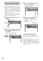 Preview for 26 page of Sony DHC-FL7D - Display Side Hi Fi Component System Operating Instructions Manual