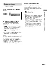 Preview for 29 page of Sony DHC-FL7D - Display Side Hi Fi Component System Operating Instructions Manual