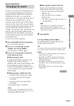 Preview for 33 page of Sony DHC-FL7D - Display Side Hi Fi Component System Operating Instructions Manual