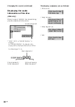 Preview for 34 page of Sony DHC-FL7D - Display Side Hi Fi Component System Operating Instructions Manual