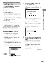 Preview for 37 page of Sony DHC-FL7D - Display Side Hi Fi Component System Operating Instructions Manual