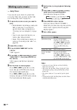 Preview for 56 page of Sony DHC-FL7D - Display Side Hi Fi Component System Operating Instructions Manual