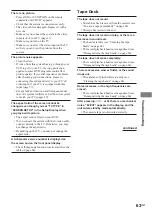 Preview for 63 page of Sony DHC-FL7D - Display Side Hi Fi Component System Operating Instructions Manual