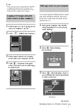 Preview for 21 page of Sony Digital Video Camera Recorder Applications