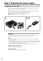 Preview for 8 page of Sony Digital8 GV-D200 Operating Instructions Manual