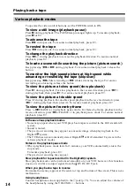 Preview for 14 page of Sony Digital8 GV-D200 Operating Instructions Manual