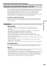 Preview for 69 page of Sony Digital8 GV-D200 Operating Instructions Manual