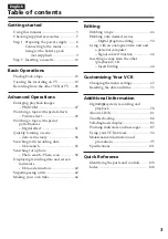 Preview for 3 page of Sony Digital8 GV-D800E Operating Instructions Manual