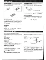 Preview for 2 page of Sony Discman D-121 Operating Instructions Manual